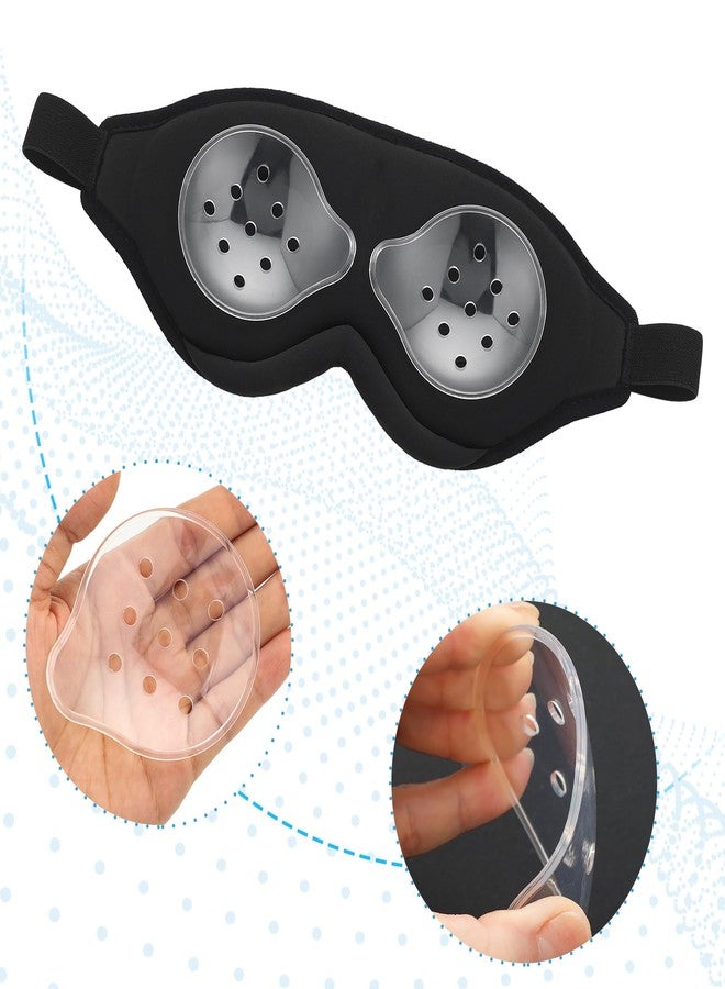 Geiserailie 2 Pack Eye Shield After Cataract Surgery Sleep Mask with Shield Breathable Eye Cover with Extended Elastic Strap for Sleeping After Surgery - Image 3